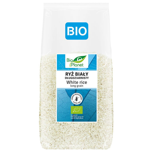 Ryż Biały Długoziarnisty Bezglutenowy BIO (3 szt x 500 g)