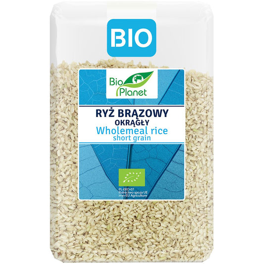 Ryż Brązowy Okrągły BIO 2 kg