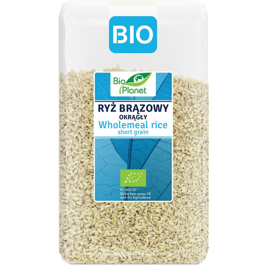 Ryż Brązowy Okrągły BIO (2 szt x 1 kg)