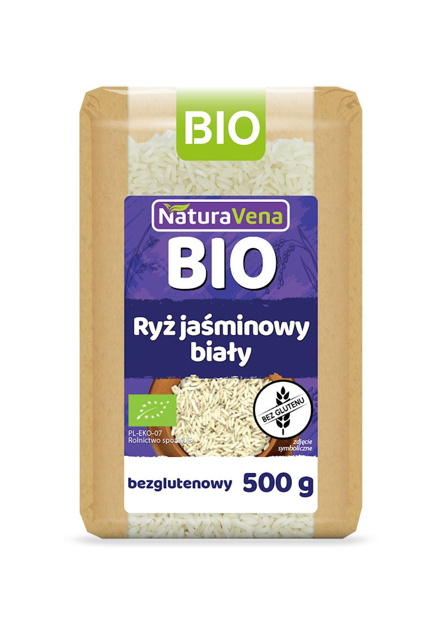 Ryż Jaśminowy Biały Bezglutenowy BIO (6 szt x 500 g)