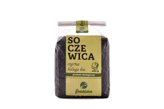 SOCZEWICA CZARNA BELUGA BIO (400 g)