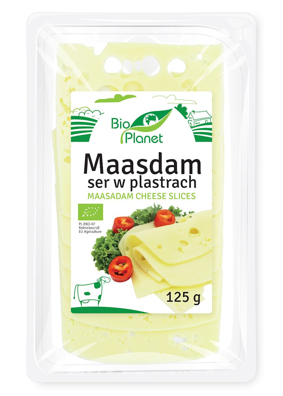 Ser Maasdam Plastry BIO (2 szt x 125 g)