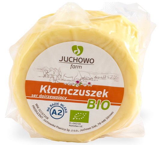 Ser Żółty Dojrzewający Kłamczuszek z Mleka A2 BIO (Około 0,30 kg)