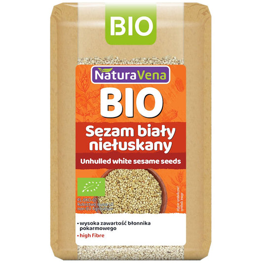 Sezam Biały Niełuskany BIO (8 szt x 250 g)