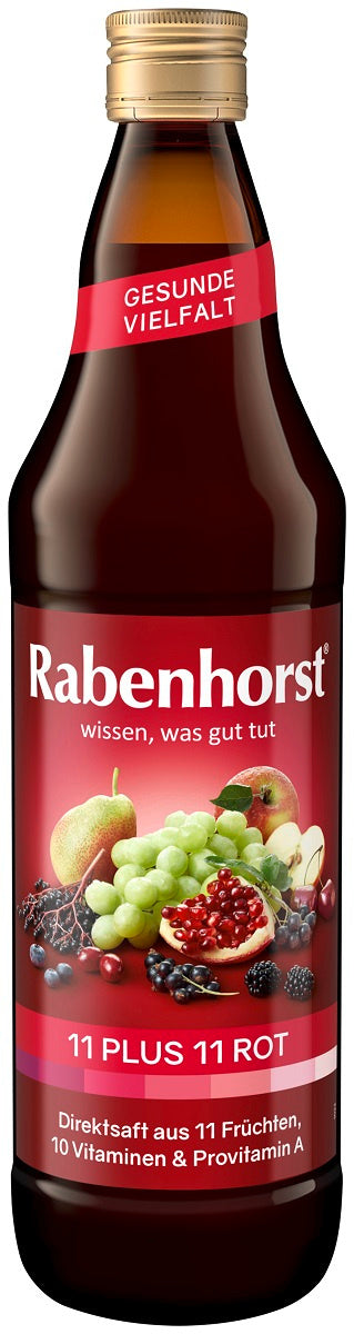 Sok Wieloowocowy (Czerwony) Multiwitamina 11 Plus 11 Nfc (2 szt x 750 ml)