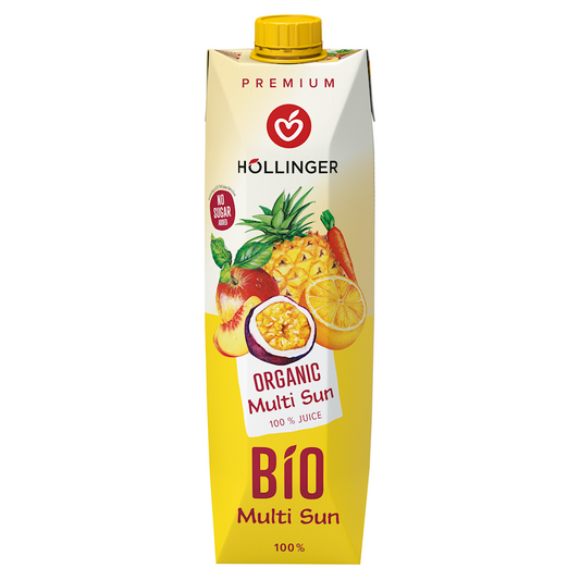 Sok Wieloowocowy z Sokiem z Marchwi (Multi Sunrise) BIO (2 szt x 1 l)