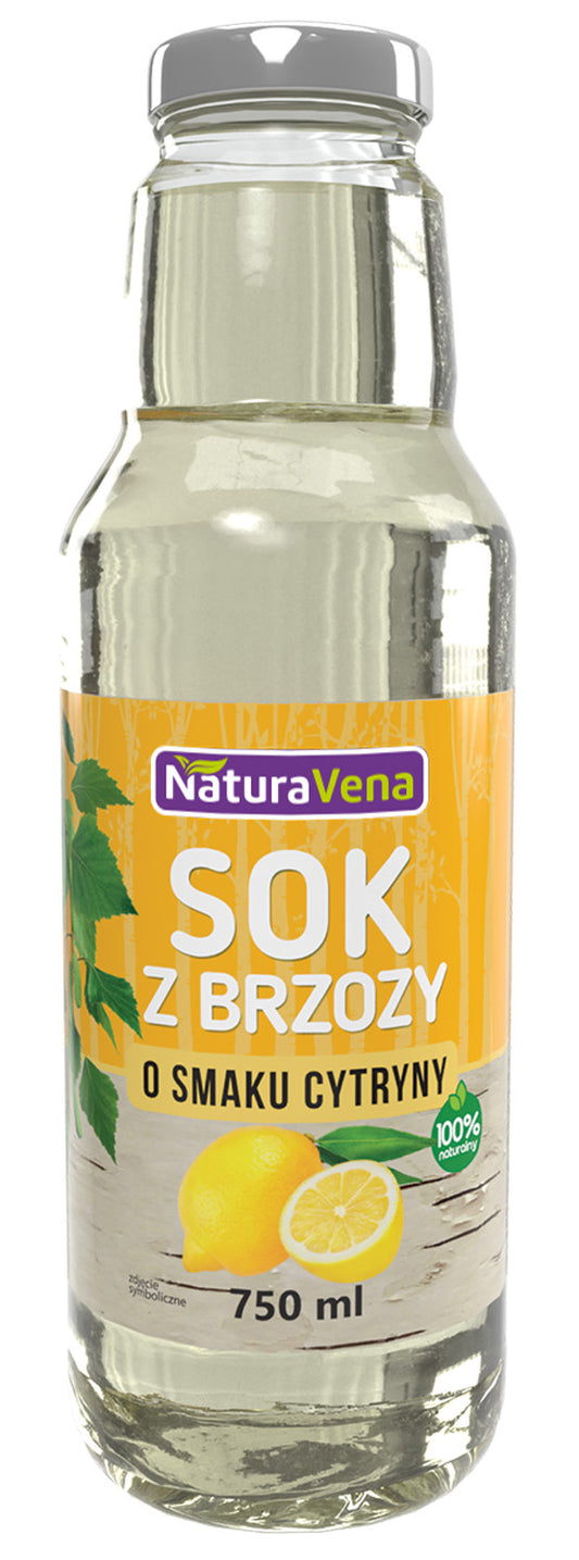 Sok z Brzozy z Cytryną (5 szt x 750 ml)