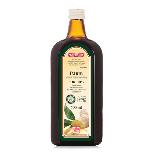 Sok z Imbiru i Cytryny Nfc 500 ml Polska Róża