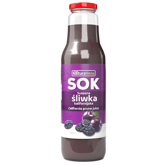 Sok z Suszonych Śliwek Kalifornijskich (3 szt x 750 ml)
