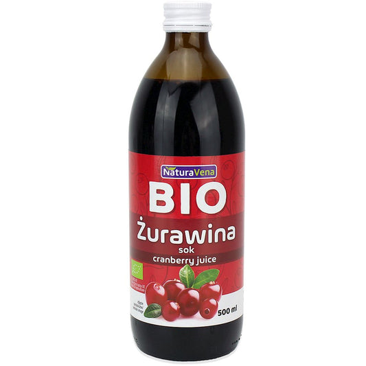 Sok z Żurawiny 100 % BIO (2 szt x 500 ml)