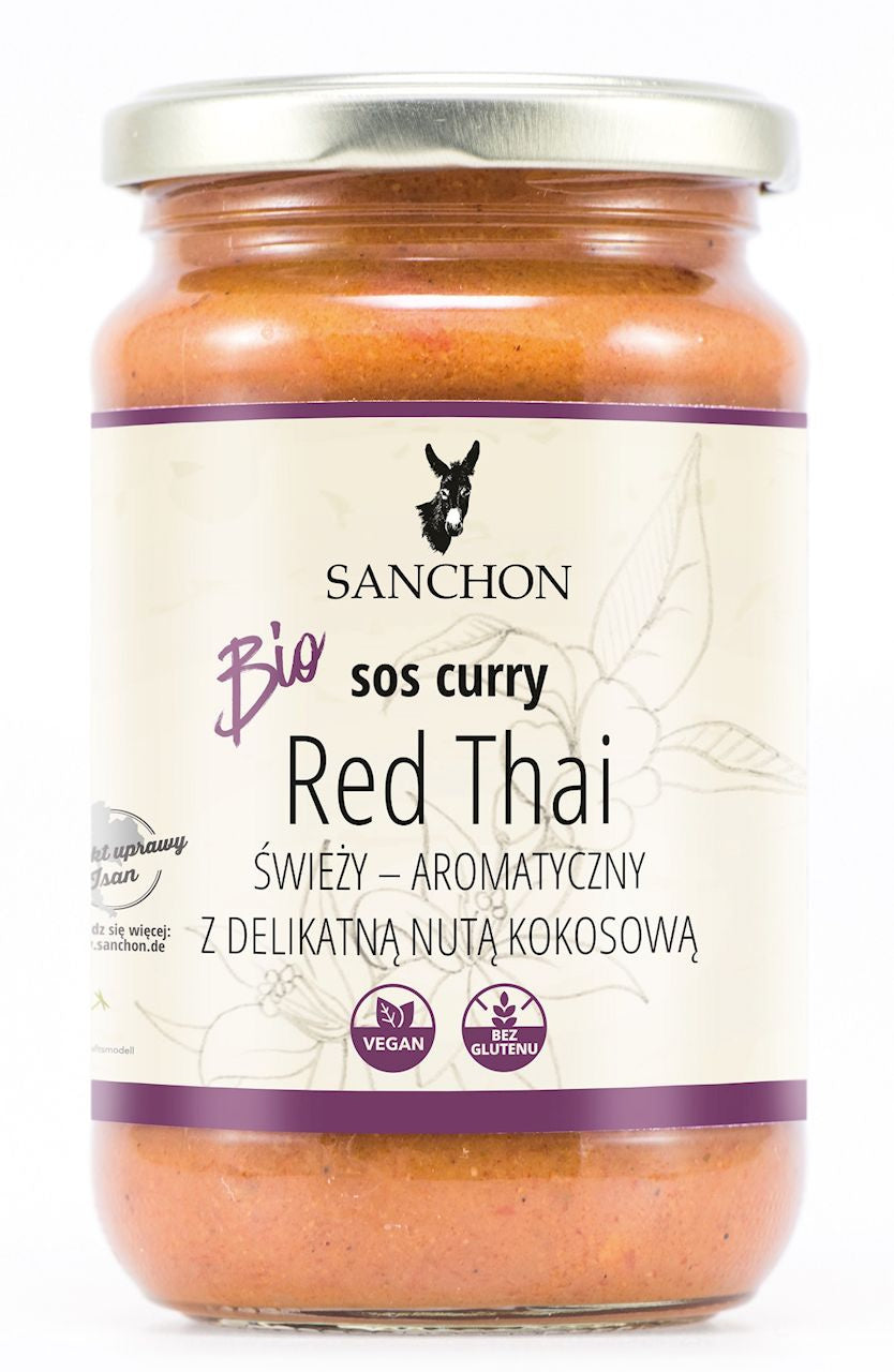 Sos Curry Red Thai Bezglutenowy BIO (2 szt x 340 g)