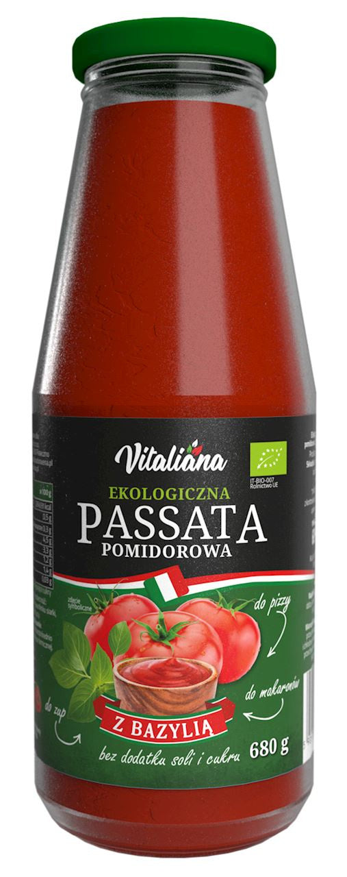 Sos Pomidorowy Passata z Bazylią BIO (3 szt x 680 g)