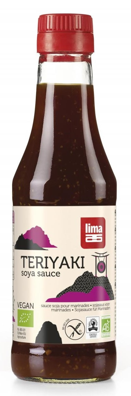 Sos Sojowy Słodki Teriyaki Bezglutenowy BIO (2 szt x 250 ml)