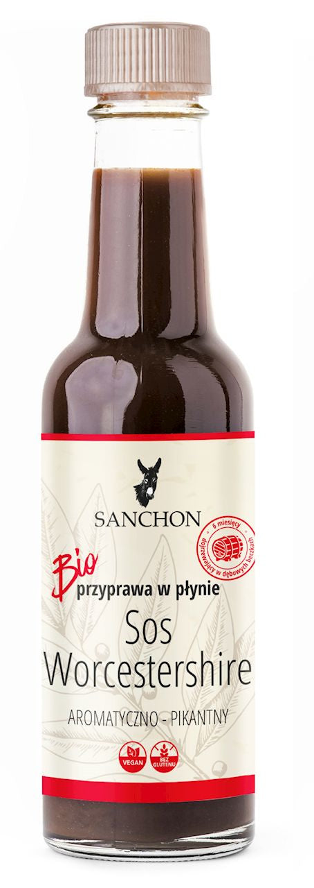 Sos Wegański Worcestershire Bezglutenowy BIO (2 szt x 140 ml)
