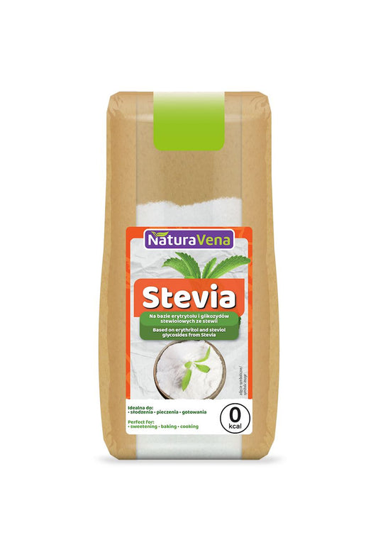 Stevia (Na Bazie Erytrytolu i Glikozydów Stewiolowych Ze Stewii) (6 szt x 150 g)