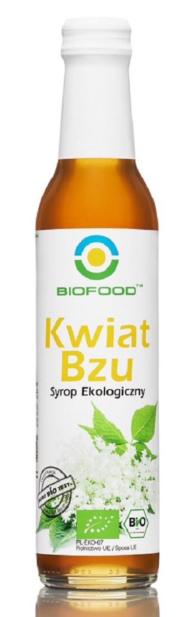 Syrop z Kwiatów Czarnego Bzu Bezglutenowy BIO (4 szt x 250 ml)