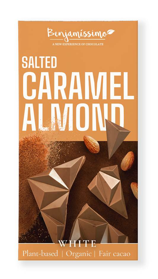 Tabliczka Kakaowa Słony Karmel - Migdały Bezglutenowa BIO (2 szt x 60 g)