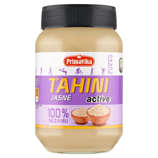 Tahini Jasne Active (Pasta Sezamowa) Bezglutenowe 460 g