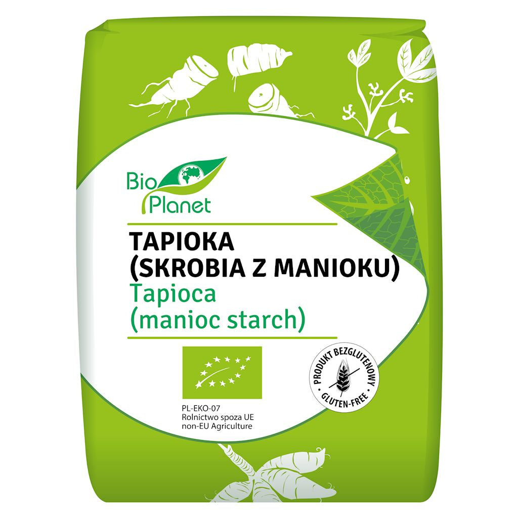 Tapioka (Skrobia z Manioku) Bezglutenowa BIO (2 szt x 800 g)