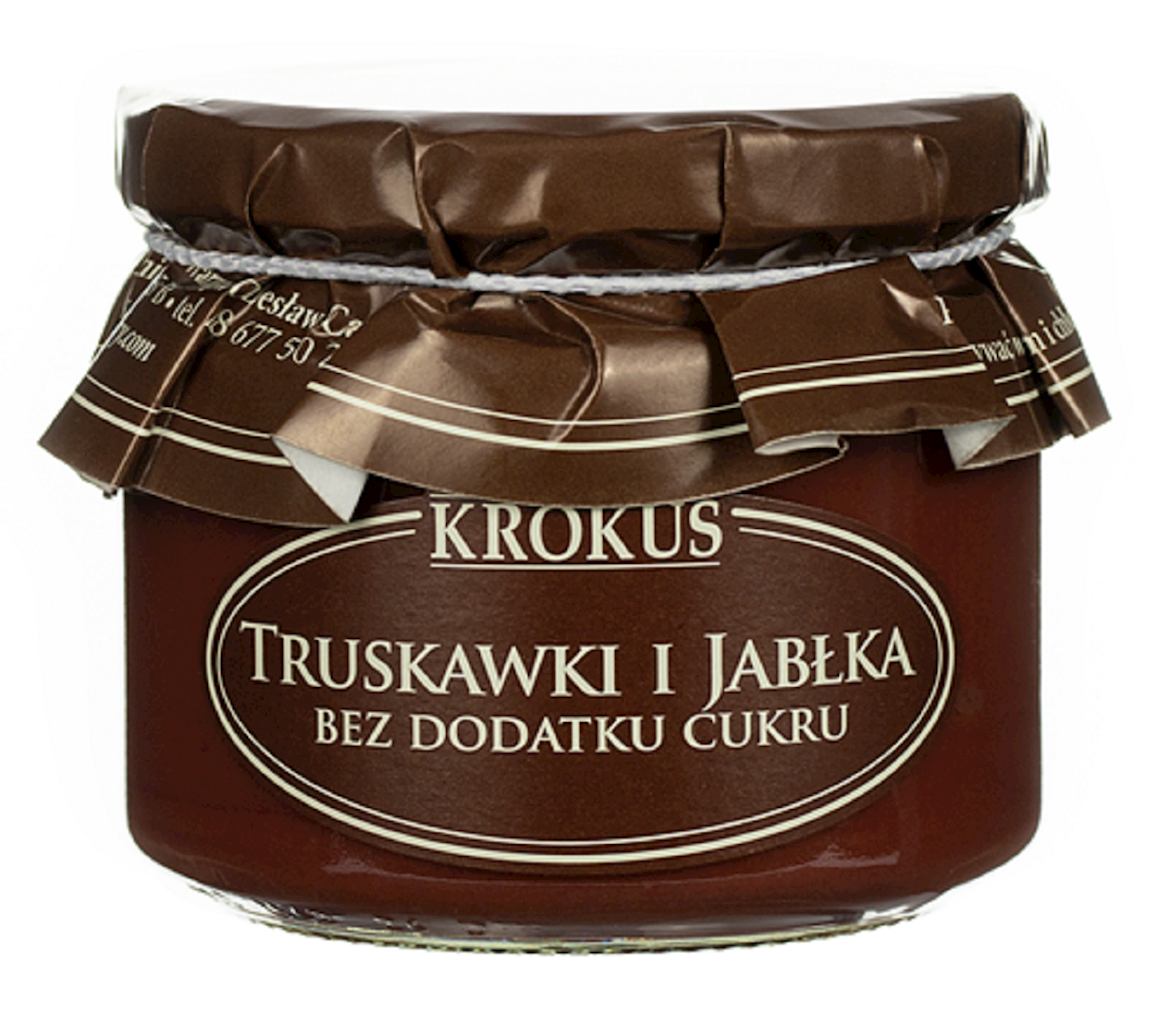Truskawki i Jabłka Bez Dodatku Cukrów (2 szt x 310 g)