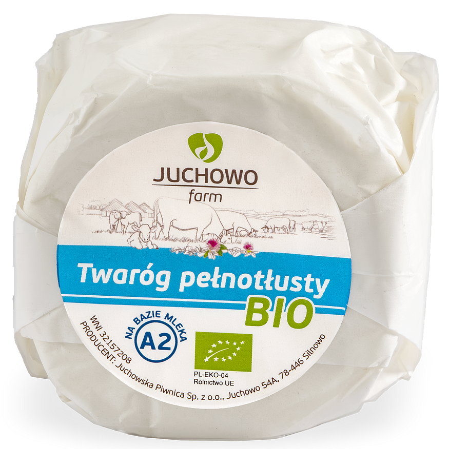 Twaróg Tłusty z Mleka A2 BIO (Około 0,40 kg)