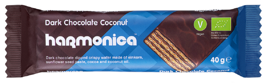 Wafelek z Samopszy z Kremem Kokosowo - Kakaowym w Polewie Czekoladowej BIO (5 szt x 40 g)