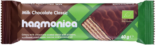 Wafelek z Samopszy z Kremem Mleczno - Kakaowym w Polewie z Czekolady Mlecznej BIO (5 szt x 40 g)