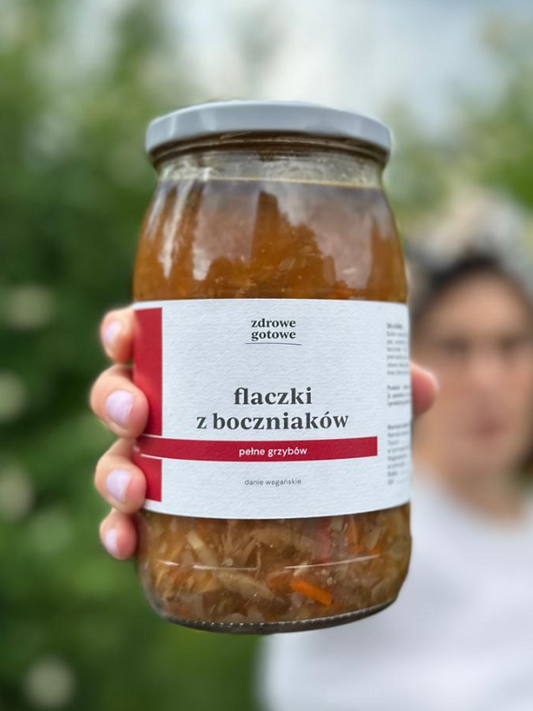 Wegańskie flaczki z boczniaków (900 ml)