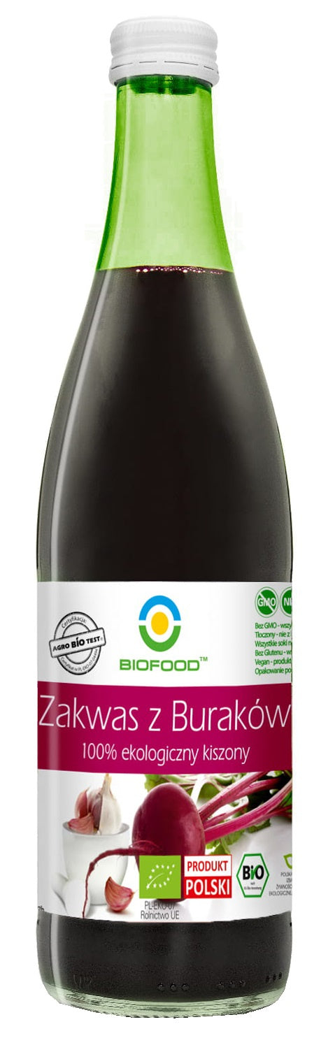 Zakwas z Buraków Kiszonych Bezglutenowy BIO (3 szt x 500 ml)
