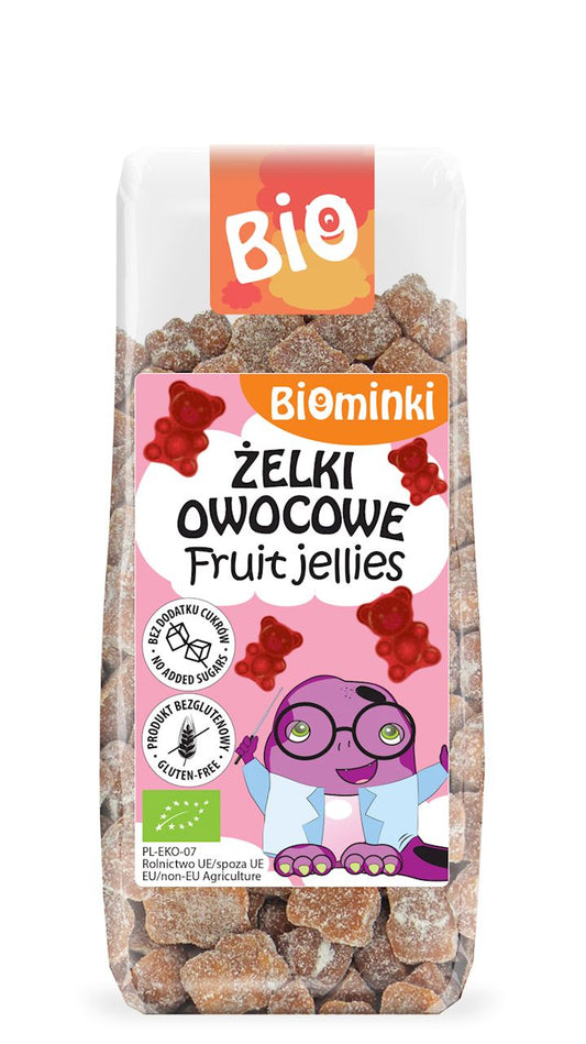 Żelki Owocowe Bez Żelatyny Bezglutenowe BIO (2 szt x 150 g)