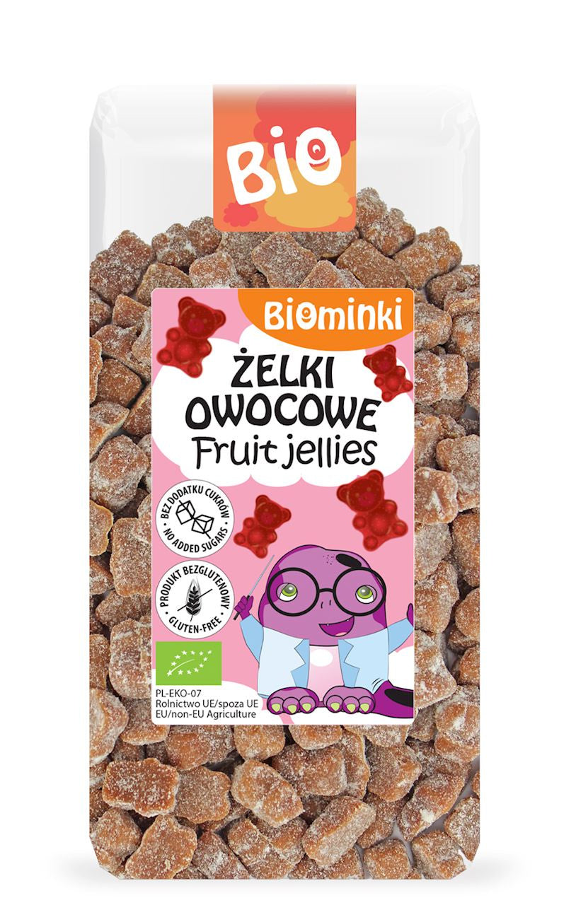 Żelki Owocowe Bez Żelatyny Bezglutenowe BIO 400 g