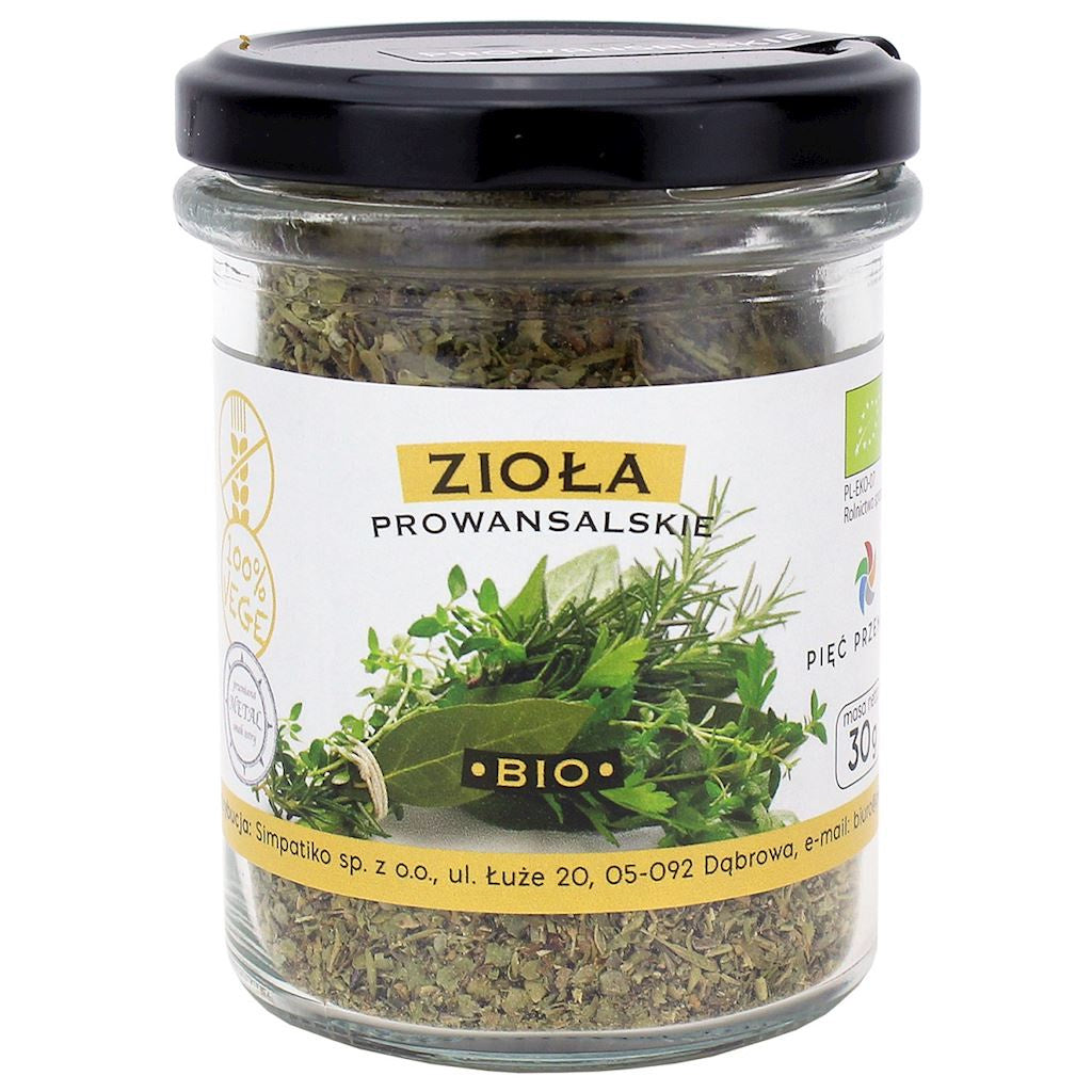 Zioła Prowansalskie Bezglutenowe BIO (4 szt x 30 g)